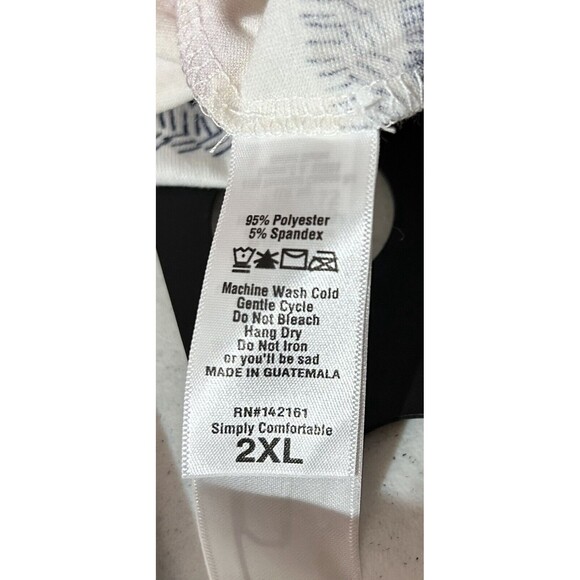 LuLaRoe Cocoa Sleeveless Top Womens 2XL Americana Collection New - Picture 8 of 10